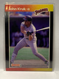 # 86 John Kruk  San Diego Padres 1989 Donruss Baseball Cards