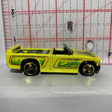 Yellow Mini Truck Low N Cool Hot Wheels Diecast Car