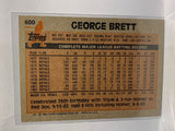 # 600 George Brett  Kansas City Royals 1983 Topps Baseball Cards