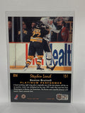 # 151 Stephan Leach  Boston Bruins 92-93 Pro Set Platinum Hockey Cards