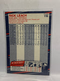 # 115 Rick Leach  Toronto Blue Jays 1988 Fleer Baseball Cards