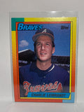 # 60T Chralie Leibrandt  Atlanta Braves 1990 Topps Baseball Cards