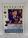 # 21 Brett Hull Star Performers St Louis Blues 92-93 O-Pee-Chee Premier Hockey Cards