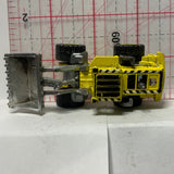 Yellow Quarry King Front End Loader 2007 Matchbox Construction Diecast Car