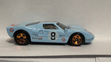 Blue #8 Gulf Ford GT 40 GHC55 ©1999 Hot Wheels Diecast Car