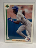 # 229 Gary Pettis  Texas Rangers 1991 UD Baseball card