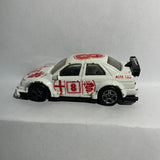 White Alfa Romeo 155 #8 Matchbox Diecast Car