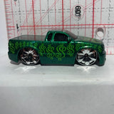Green Chevy S-10 Truck Hot Wheels Diecast Car