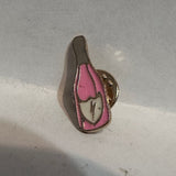 Pink Bottle Lightning Logo  Lapel Pin