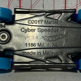 Blue Cyber Speeder FJV64 Hot Wheels Diecast Car