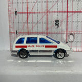 White State Police #115 Van Unbranded Diecast Car