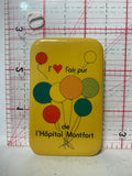 j'Heart l'air pur de 'Hopital Montfort  Button Pinback