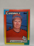 # 113T Red Schoendienst Manager St Louis Cardinals 1990 Topps Baseball Cards