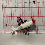 White Mad Propz Plane Hot Wheels Diecast Car