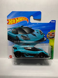 Blue Gordon Murray Automotive T.50s HW Exotics JBB14 N521 G1 2024 Short Card Hot Wheels Diecast Car
