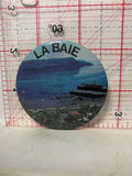 La Baie City Harbour View  Button Pinback