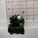 Green Army Humvee Rocket Launcher Military Unbranded Diecast Car