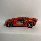 Red Split Decision Target Track Stars Hot Wheels Diecast Car