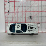 White C4 Cherolet Corvette Unbranded Diecast Car