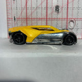 Yellow Split Vision Hot Wheels Diecast Car