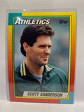 # 110T Scott Sanderson   Oakland Athletics 1990 Topps Baseball Cards