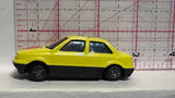 Yellow Sedan Racer Unbranded Diecast Car