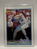 # 280 Bret Saberhegen  Kansas City Royals 1991 Topps Baseball card