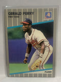 # 597 Gerald Perry  Atlanta Braves 1989 Fleer Baseball card