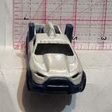 White Police Task Force Diesel Duty 2010 Hot Wheels Diecast Car