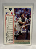 # 470 Mark Parent  San Diego Padres 1991 UD Baseball card