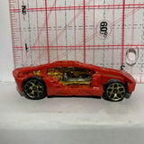 Red Split Decision Target Track Stars Hot Wheels Diecast Car