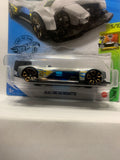 Grey Electro Silhouette HW Exotics GHC31 D7C6 2018 Long Card Hot Wheels Diecast Car