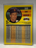 # 252 Dave Anderson  San Francisco Giants 1991 Fleer Baseball card