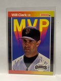 # BC-22 Will Clark Bonus MVP San Francisco Giants 1989 Donruss Baseball Cards