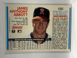 # 130 Jim Abbott  Los Angeles Angels 1992 Donruss Baseball Cards