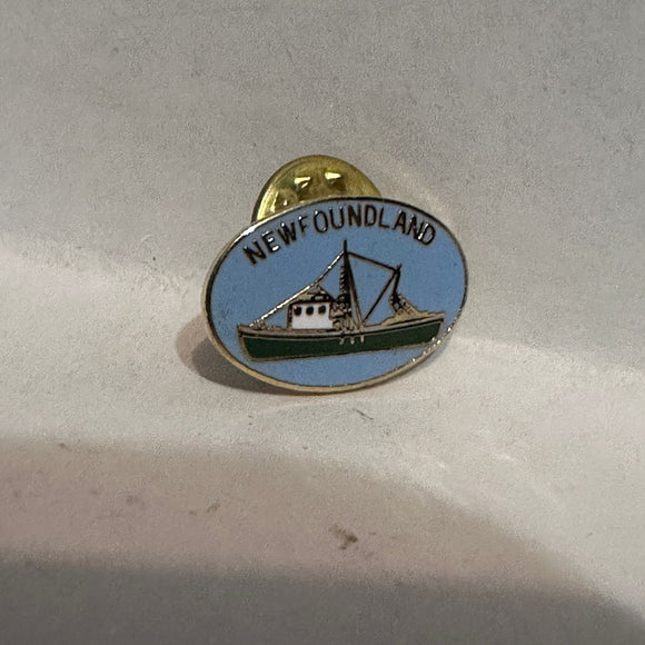 Newfoundland Fishing Boat  Lapel Pin