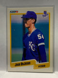 # 104 Jose DeJesus  Kansas City Royals 1990 Fleer Baseball card