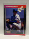 # 197 Orel Hershiser  Los Angeles Dodgers 1989 Donruss Baseball Cards