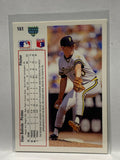 # 161 Stan Belinda  Pittsburgh Pirates 1991 UD Baseball Cards