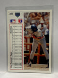 # 223 Alan Trammell  Detroit Tigers 1991 UD Baseball Cards