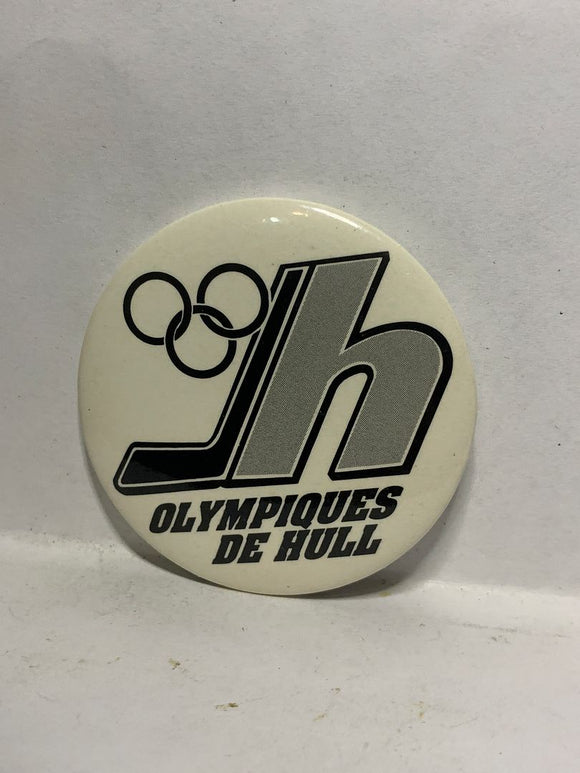 Olympiques de Hull Hockey  Button Pinback
