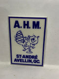 A.H.M. St Andre Avellin Quebec Beaver  Button Pinback