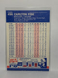 # 496 Carlton Fisk  Chicago White Sox 1987 Fleer Baseball Cards