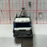 White Cabover Tow Truck Yatming Municipal Diecast Car