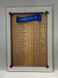 # 500 Checklist   1991 UD  Baseball card