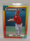 # 124T John Tudor  St Louis Cardinals 1990 Topps Baseball Cards