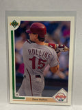 # 518 Dave Hollins  Philadelphia Phillies 1991 UD Baseball card