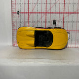 Yellow Happy Birthday MX48 Turbo Hot Wheels Diecast Car