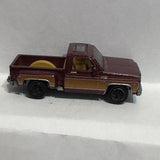 Brown Chevy Stepside Pickup 1975 CJK19 1/62 2014 MB991 Matchbox Diecast Car