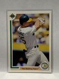 # 656 The Bashing Years  Oakland Athletics 1991 UD Baseball Cards